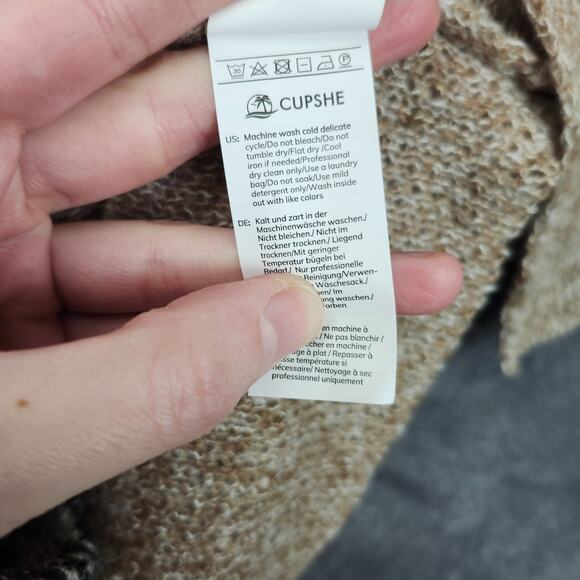 CUPSHE Women's Open-Front Duster Cardigan Long Size Small - Picture 5 of 9